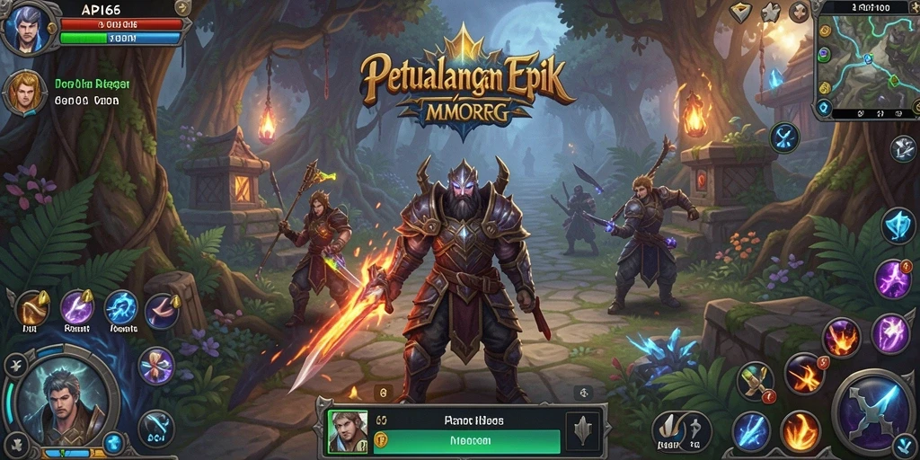 Tampilan gameplay yang mendebarkan dalam API66, menunjukkan aksi seru para pemain di medan pertempuran.